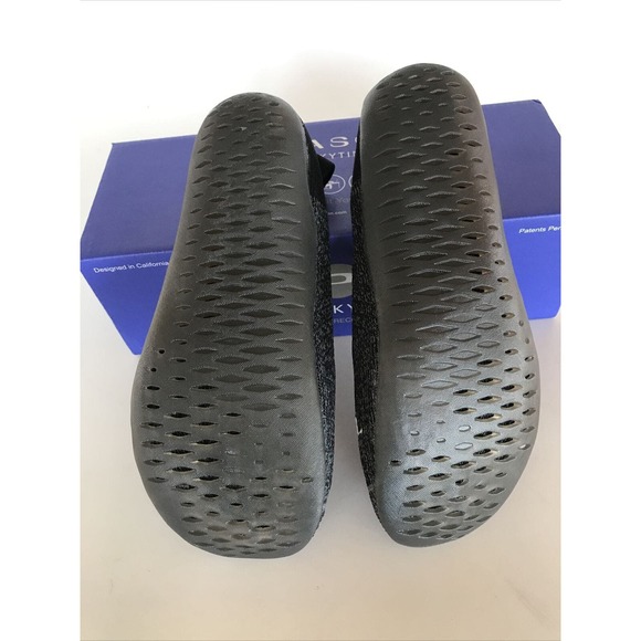 Womens Parasole Fly Kytin 2.0 Yoga Slipper Sock Size 10 Black Anthracite - Picture 4 of 5
